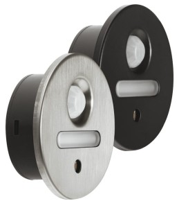 Loox LED 2028 12V/0,34W barwa 2700K (biała ciepła) z sensorem CZARNA HÄFELE 833.73.111