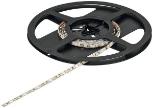 Taśma LED LOOX5 12V model 2060, 120 diod/m, 4,8 W/m – barwa ciepła 3000 K, długość 15 m Klasa energetyczna: A+  HÄFELE 833.74.325