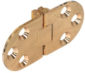 ZAWIAS DO STOŁÓW ROZKŁADANYCH 30X65MM MOSIĄDZ POLEROWANY Häfele 341.32.806