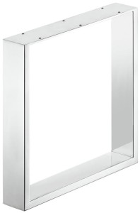 PŁOZA do ław, profil 80 X 20 mm, udźwig 200kg, STAL NIERDZEWNA POLEROWANA HÄFELE 638.29.041