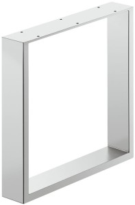 PŁOZA do ław, profil 80 X 20 mm, udźwig 200kg, STAL LAKIEROWANA k. BIAŁE ALUMINIUM RAL 9006 HÄFELE 638.29.042