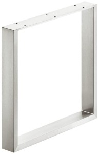 PŁOZA do ław, profil 60 X 20 mm, udźwig 200kg, STAL NIERDZEWNA SZCZOTKOWANA HÄFELE 638.29.030