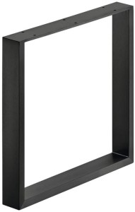 PŁOZA do ław, profil 60 X 20 mm, udźwig 200kg, STAL k.CZARNY HÄFELE 638.29.034