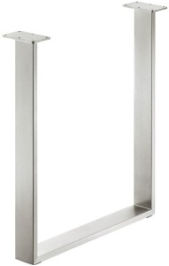 PŁOZA do stołu, profil 80 X 20 mm, udźwig 150kg, STAL NIERDZEWNA SZCZOTKOWANA HÄFELE 638.29.060