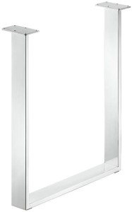 PŁOZA do stołu, profil 80 X 20 mm, udźwig 150kg, STAL NIERDZEWNA POLEROWANA HÄFELE 638.29.063