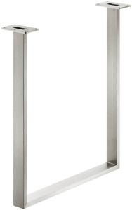 PŁOZA do stołu, profil 60 X 20 mm, udźwig 150kg, STAL NIERDZEWNA SZCZOTKOWANA HÄFELE 638.29.000