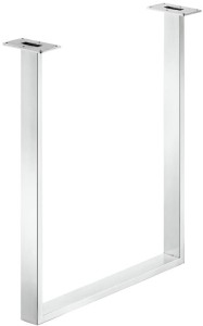 PŁOZA do stołu, profil 60 X 20 mm, udźwig 150kg, STAL NIERDZEWNA POLEROWANA HÄFELE 638.29.010