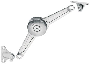 DUO standard 37mm do klapy drewnianej i ramki aluminiowej 45mm NIKIEL HÄFELE 373.66.612