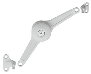 DUO standard 28mm do klapy drewnianej i ramki aluminiowej 45mm CZARNY HÄFELE 373.66.211