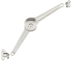 DUO forte 37mm do klapy z ramką aluminiową 20mm NIKIEL HÄFELE 373.66.642