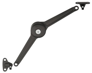 DUO forte 37mm do klapy drewnianej i ramki aluminiowej 45mm CZARNY HÄFELE 373.66.312