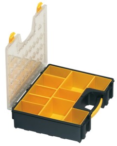 Skrzynka asortymentowa z ośmioma przegrodami, wymiary 423 x 334 x 98 mm HÄFELE 008.05.710