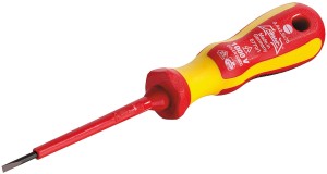 Wkrętak VDE dla elektryków, końcówka 0.4 x 2.5 mm, długość 160 mm HÄFELE 006.28.001