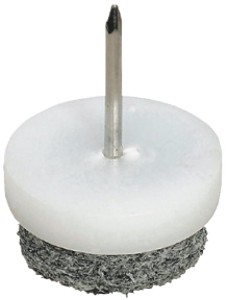 ŚLIZGACZ MEBLOWY DO WBIJANIA ze stali z filcem h=10 fi=20 op.100szt Häfele 650.20.206