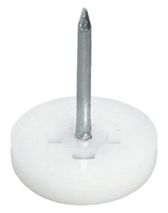 ŚLIZGACZ MEBLOWY DO WBIJANIA BIAŁY h=5 fi=25mm op.100szt Häfele 650.02.250