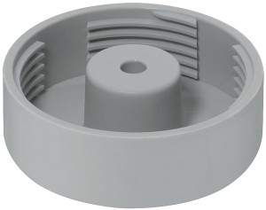 ŚLIZGACZ MEBLOWY DO PRZYKRĘCANIA /tw.szt/ 1-cz. bez regulacji wysokości h=19mm SZARY Häfele 635.90.551