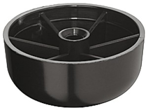 ŚLIZGACZ MEBLOWY DO PRZYKRĘCANIA /tw.szt/ 1-cz. bez regulacji wysokości h=19mm CZARNY Häfele 635.90.351