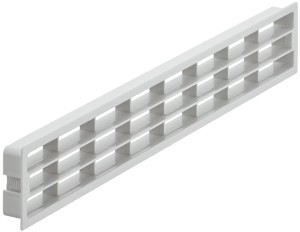 Kratka wentylacyjna tworzywo sztuczne, 458x65mm JASNOSZARA HÄFELE 571.77.500