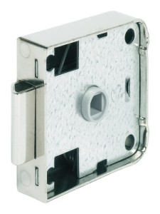 Zamek zapadkowy wierzchni z gniazdem czworokątnym bez blokady Häfele 225.14.709