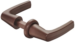 Komplet klamek drzwiowych z trzpieniem czworokątnym k.BRĄZ Häfele 227.40.101