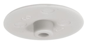Zaślepki do złączek Minifix 15 bez kołnierza do płyt o gr. od 15mm BIAŁY 500szt HÄFELE 262.24.751