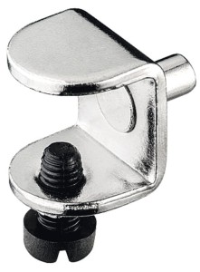 Podpórka półek szklanych 12-13mm, fi5mm, NIKIEL op.20szt HÄFELE 282.20.724