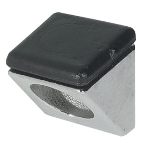 Podpórka półek drewnianych lub szklanych przykręcana z nakładką tworzywową, udźwig 12,5kg 100szt HÄFELE 282.18.706