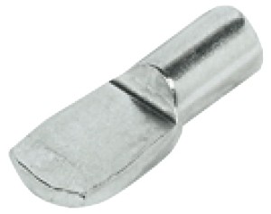 Podpórka półek drewnianych fi5mm, udźwig 80kg NIKIEL 100szt HÄFELE 282.04.711