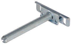 Podpórka wpuszczana do półki o grubości min. 18mm ,z płytką do przykręcania, z regulacją, długość: 110 mm  HÄFELE 283.33.930