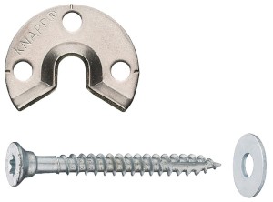 Złącze zawieszane, montaż ścienny STAL NIERDZEWNA Häfele 262.62.520