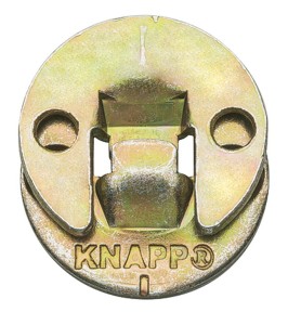 Złącze zawieszane KNAPP, ze stali, bez luzu /op.50szt/ Häfele 262.62.500