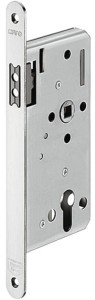 Zamek magnetyczny KFV 116 1/2 zapadkowy  "NA WKŁADKĘ" STAL NIERDZEWNA Häfele 911.23.299