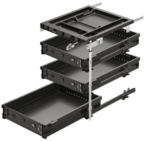 ZESTAW KONTENERÓW 392mm 3organizacje /bez ramy/ Variant-CE Häfele 429.30.351