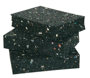 Granulat gumowy Isopat do podkonstrukcji tarasów, 90 x 60 x 8 mm, HÄFELE 070.05.102