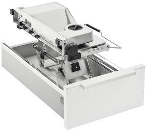 KRAJALNICA ELEKTRYCZNA 230V/65W, do szerokości szuflady min. 300 mm, SREBRNY METALIK HÄFELE 530.81.930
